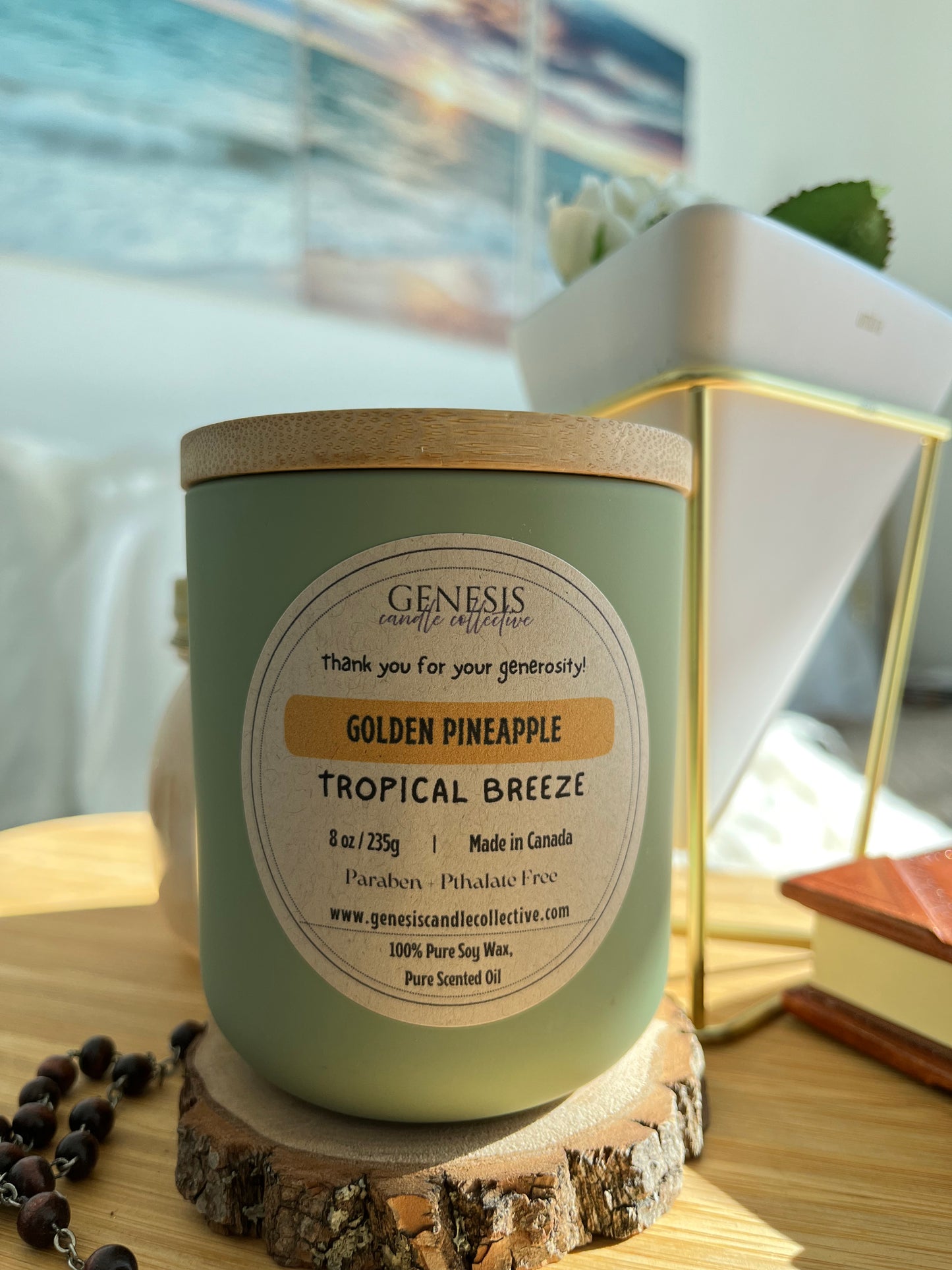 Golden Pineapple Scented Candle