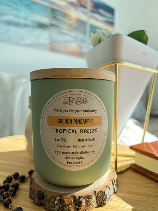 Golden Pineapple Scented Candle