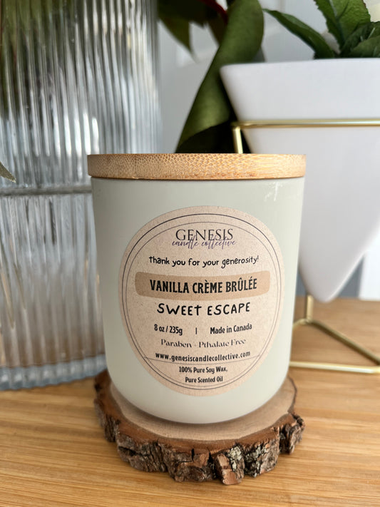 Vanilla Creme Brûlée Scented Candle