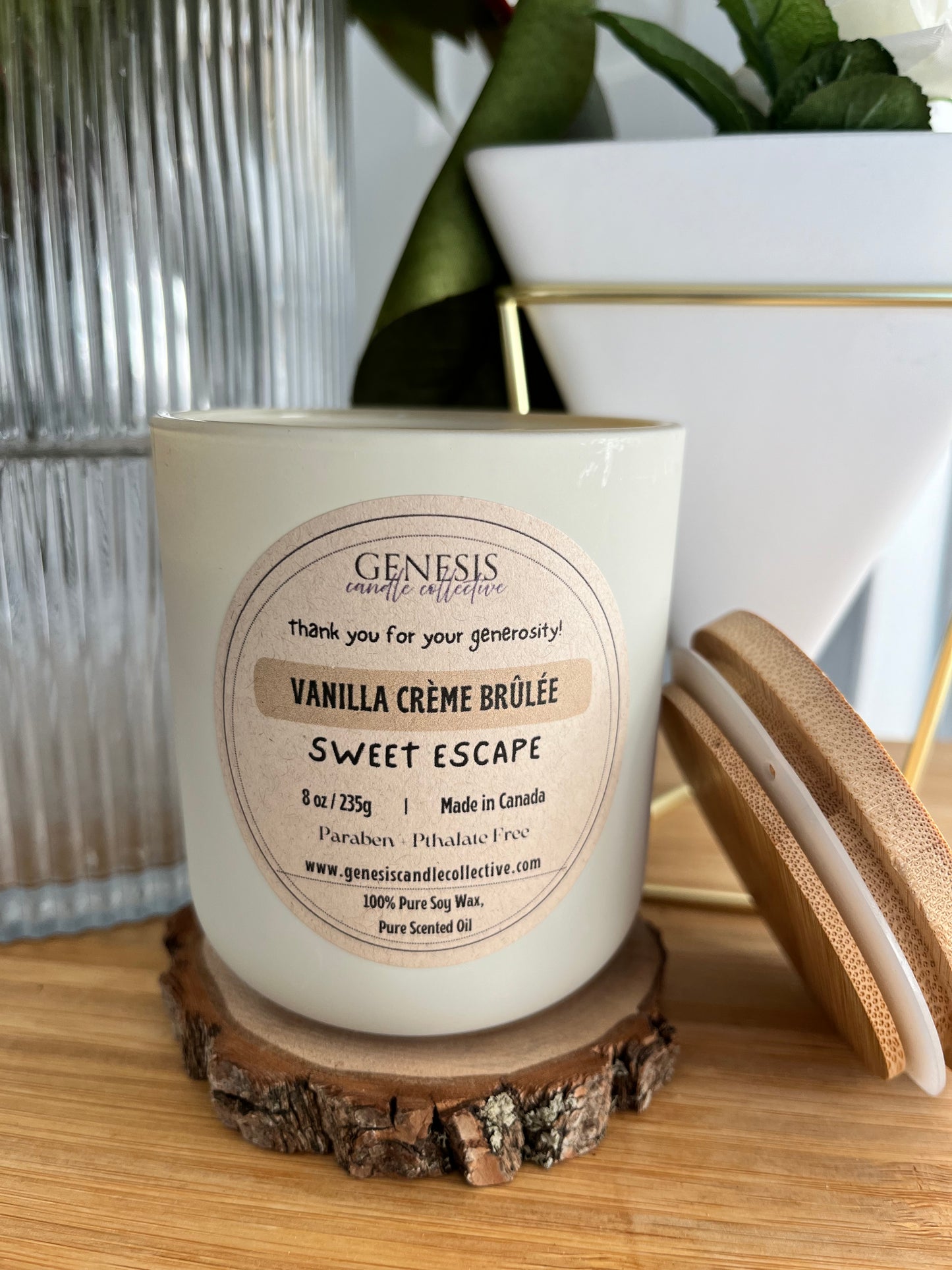 Vanilla Creme Brûlée Scented Candle